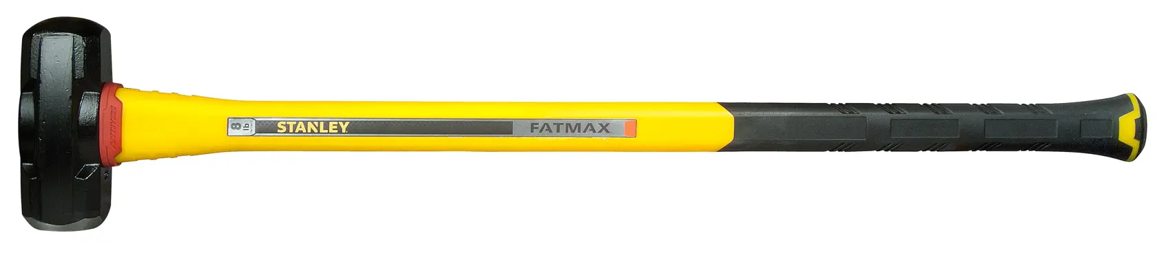 STANLEY FMHT1-56011 yellow and black sledgehammer, photographed from the side on a white background.