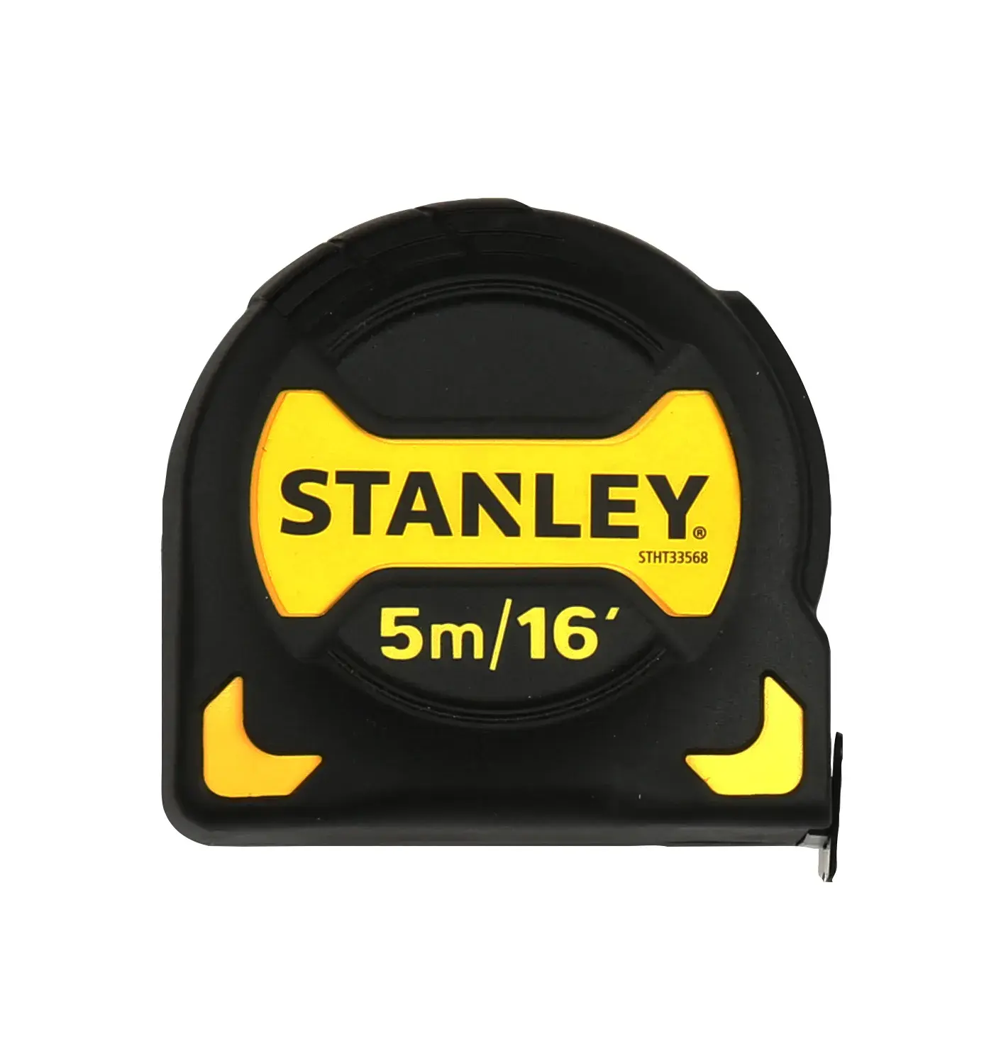 Stanley 5m/16ft tape measure in black and yellow casing, product code STHT0-33568.