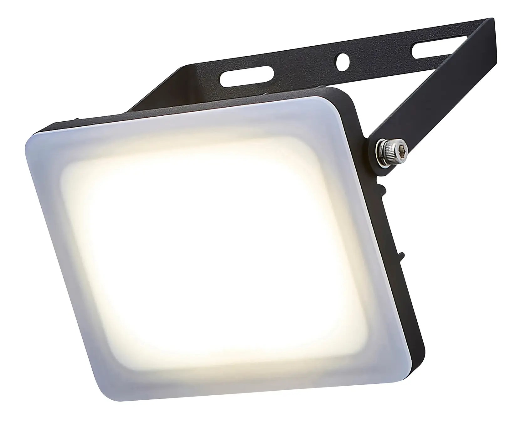 STANLEY SXLS38928E LED work light with black mounting bracket, angled front view on white background.